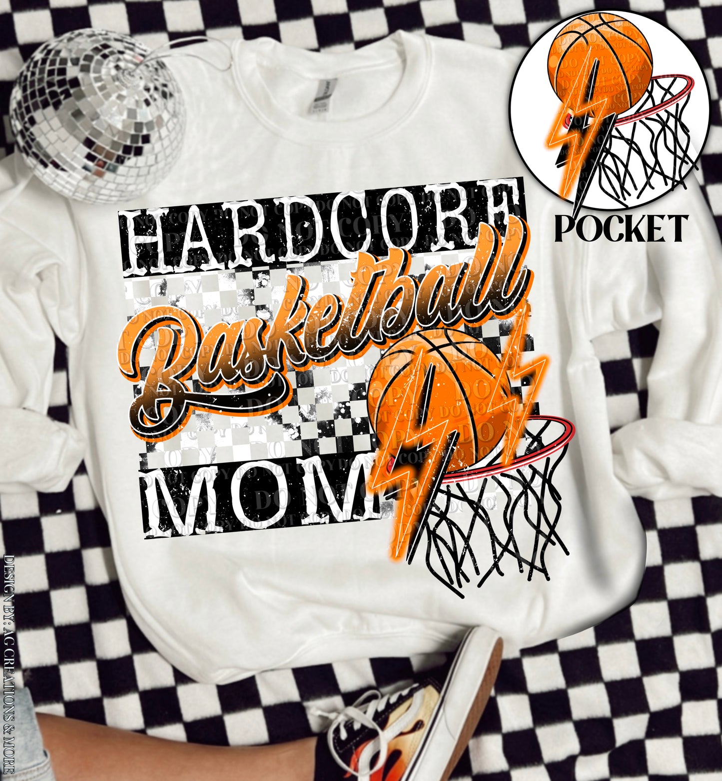 Hardcore Basketball Mom DTF TRANSFER