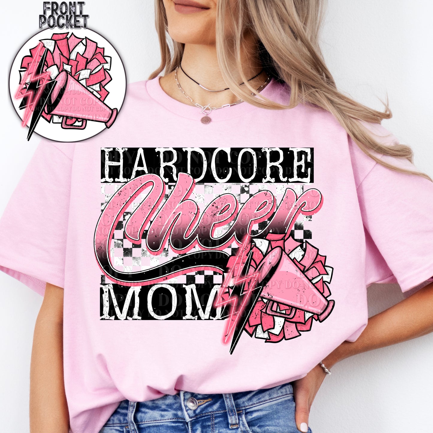 Hardcore Cheer Mom DTF TRANSFER