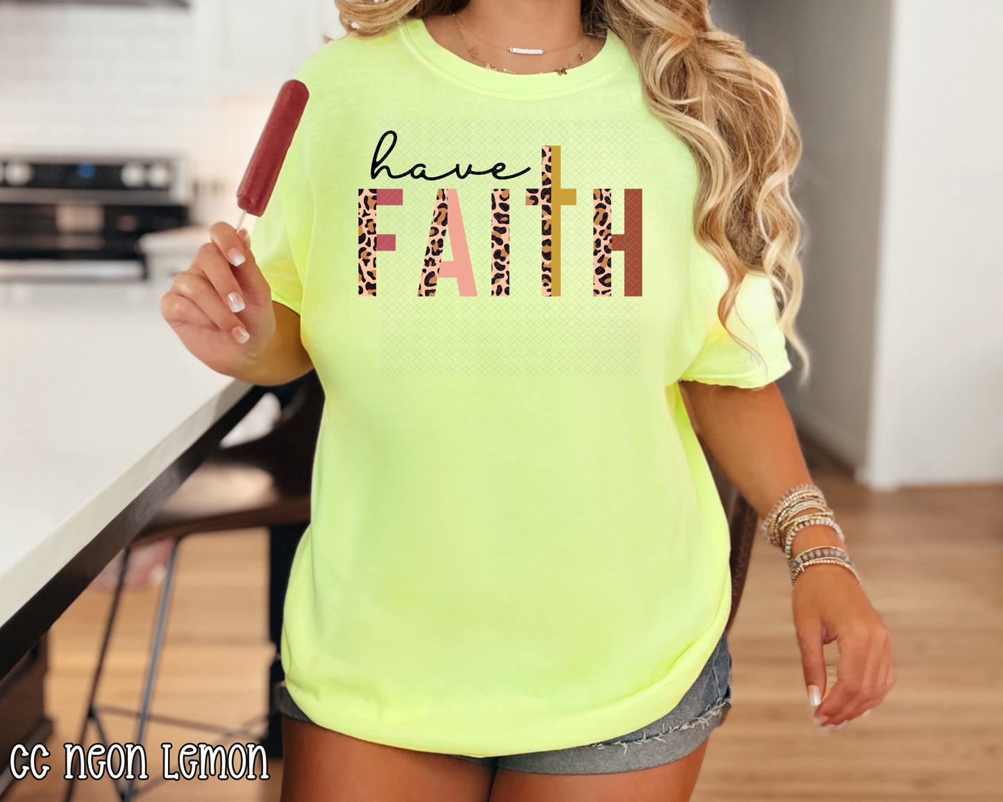 Have Faith Half Leopard DTF TRANSFER