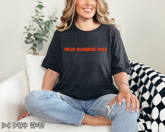 Head Bangers Only DTF TRANSFER