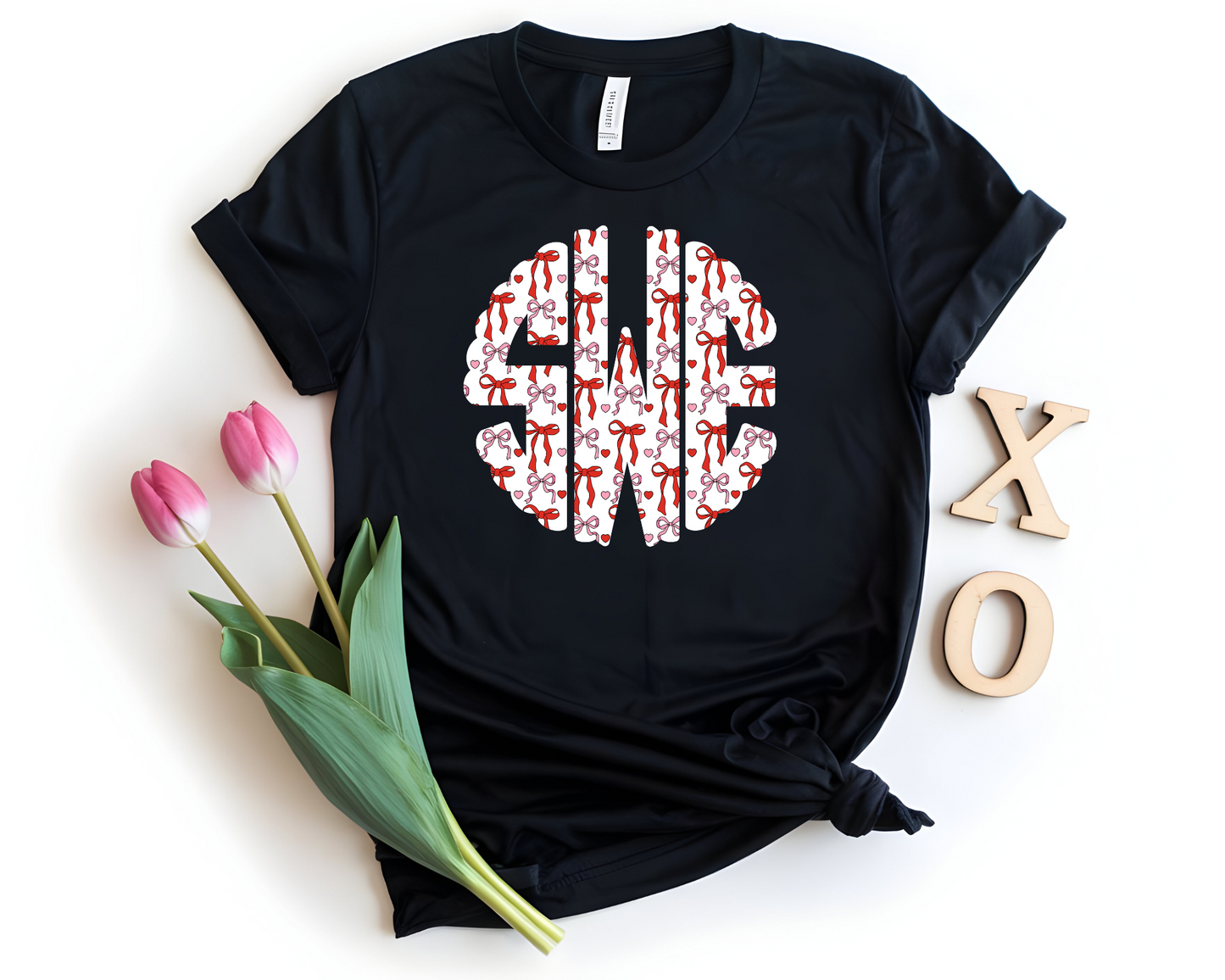 Hearts & Bows Monogram