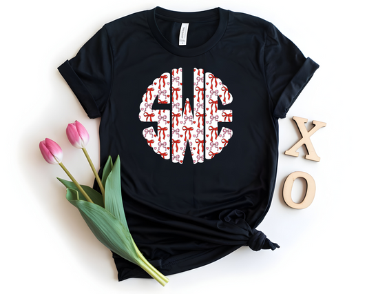 Hearts & Bows Monogram
