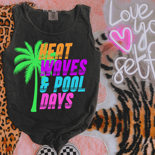 Heat Waves & Pool Days DTF TRANSFER