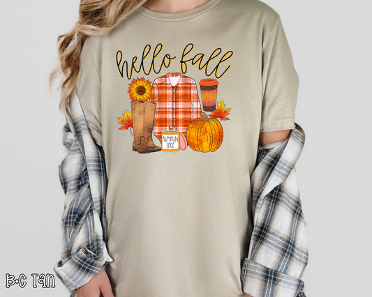 Hello Fall Fall Things DTF TRANSFER