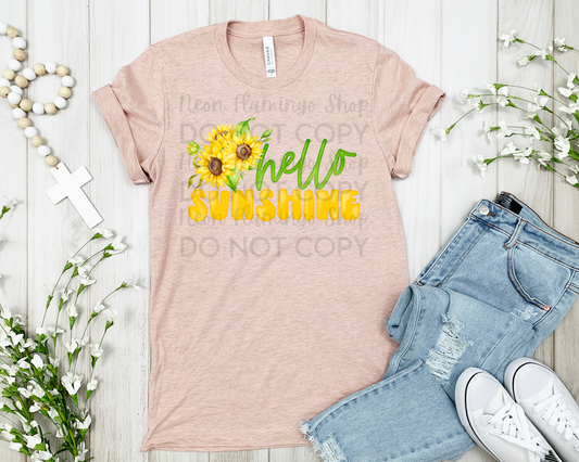 Hello Sunshine Sunflowers
