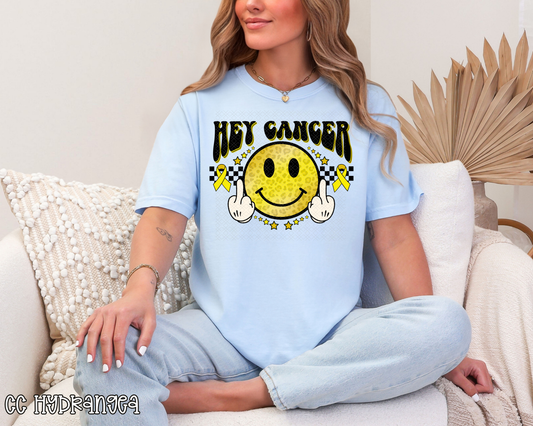 Hey Cancer FU Yellow