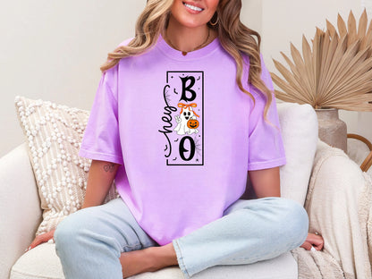 Hey Boo Halloween Sign | 2 Styles | DTF TRANSFER