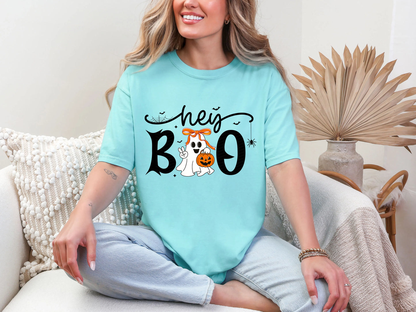 Hey Boo Halloween Sign 2 DTF TRANSFER