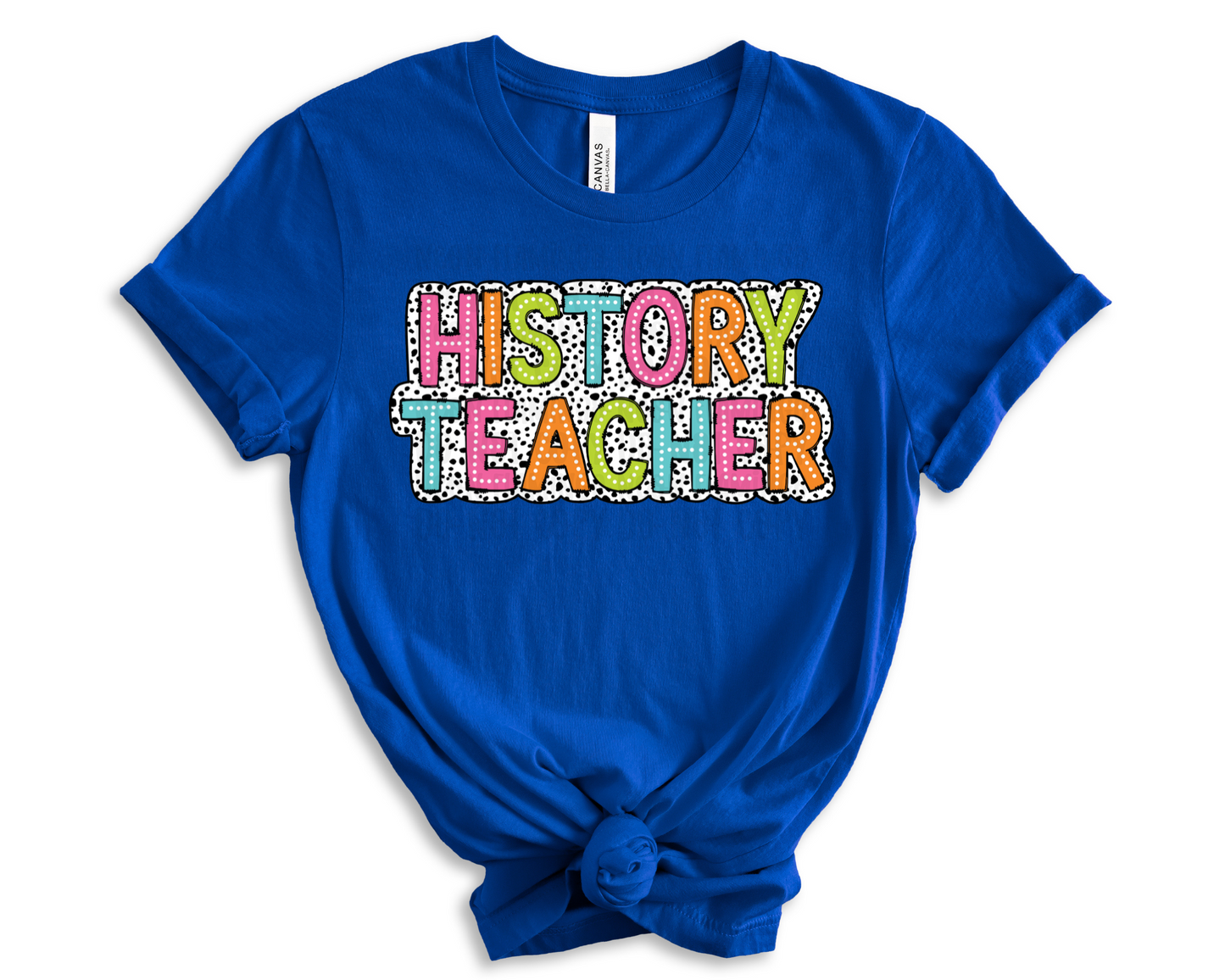 History Teacher Dalmatian Dots DTF TRANSFER