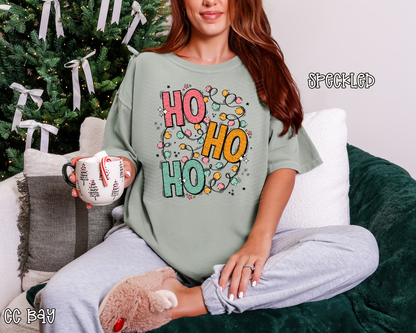 Ho Ho Ho String Lights DTF TRANSFER