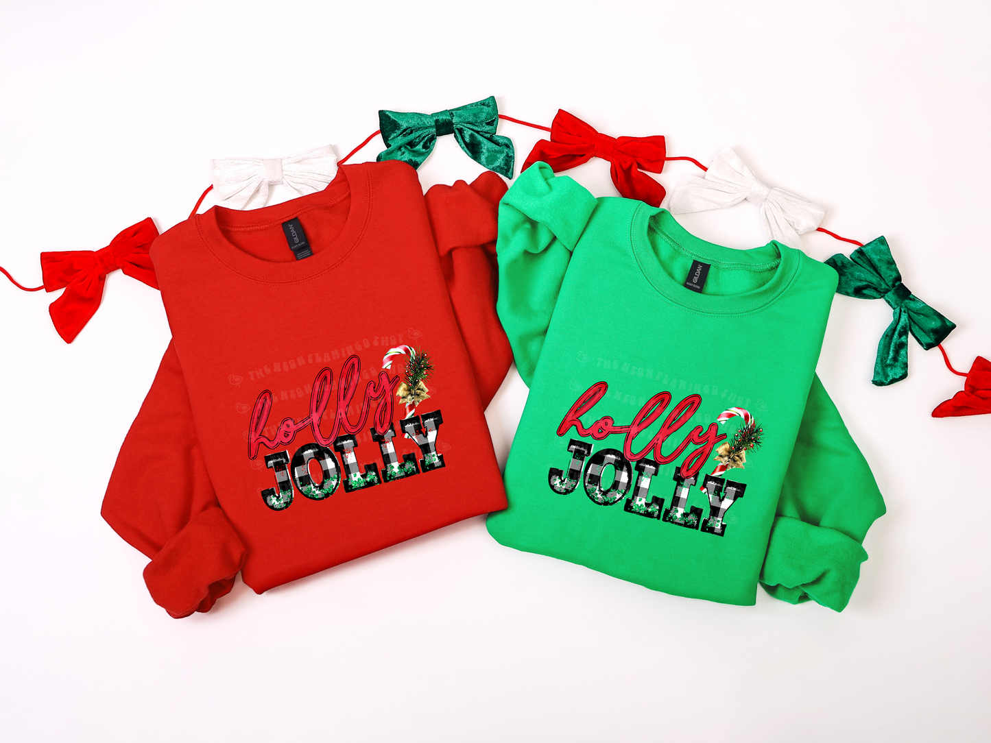 Holly Jolly Plaid DTF TRANSFER