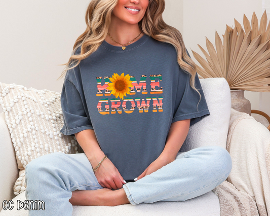 Home Grown Sunflower Serape DTF TRANSFER