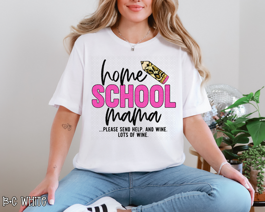 Home School Mama Please Send Help Leopard DTF TRANSFER