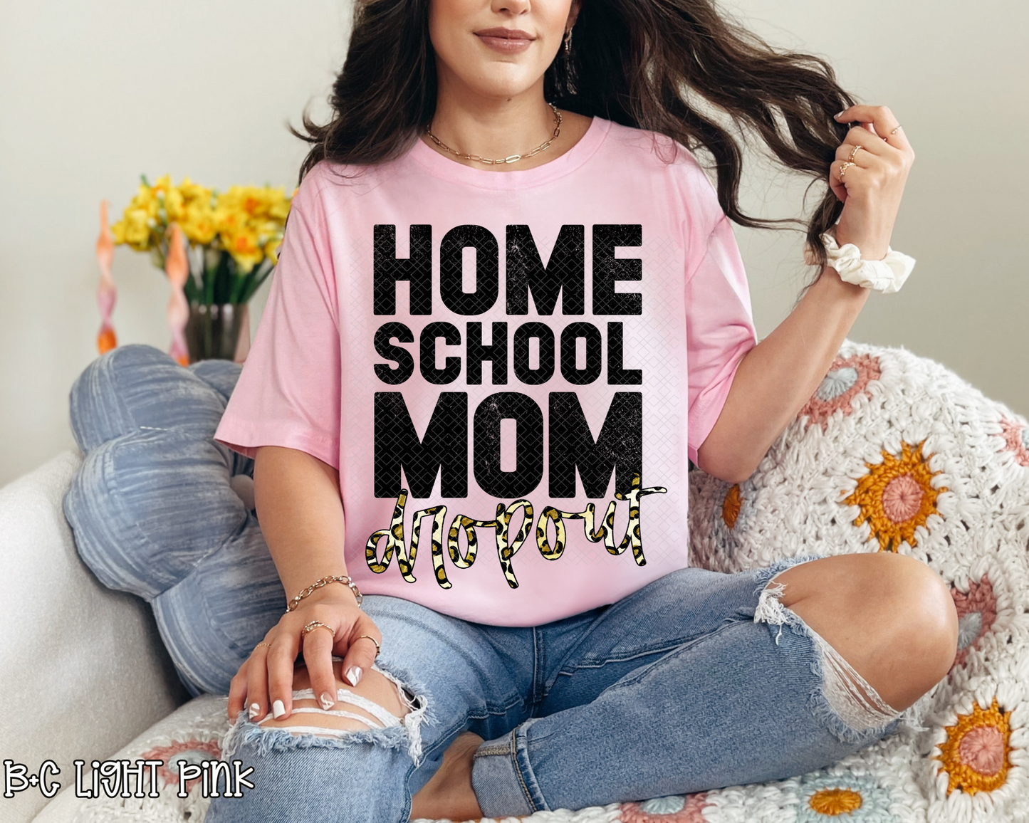 Home School Mom Dropout Leopard