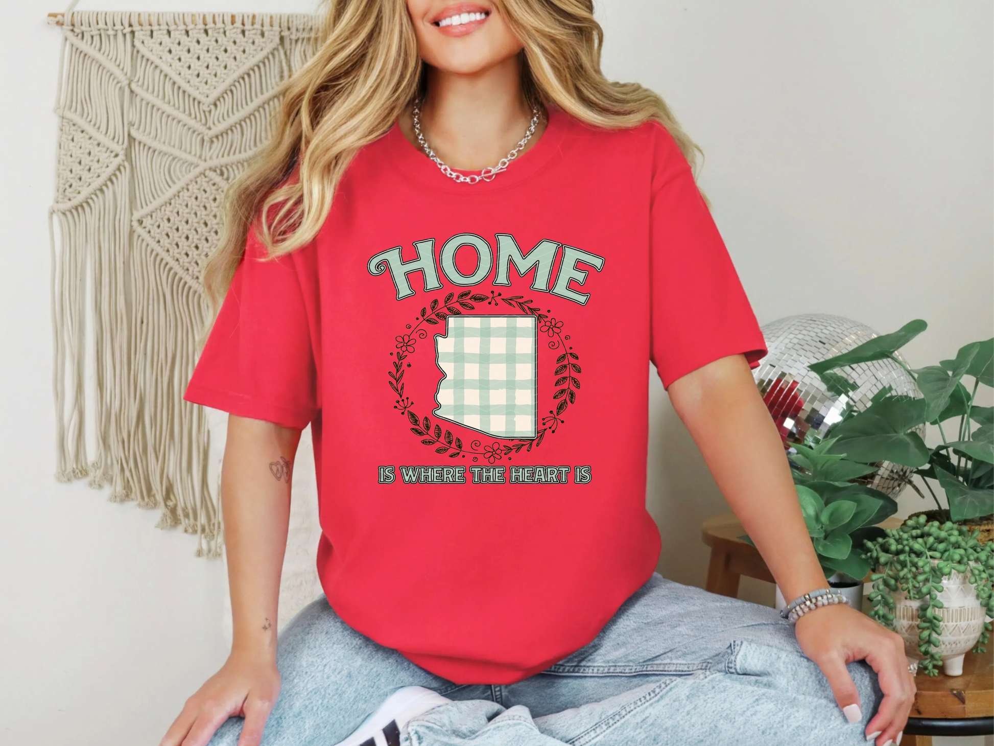 Home is Where the Heart is Arizona DTF TRANSFER