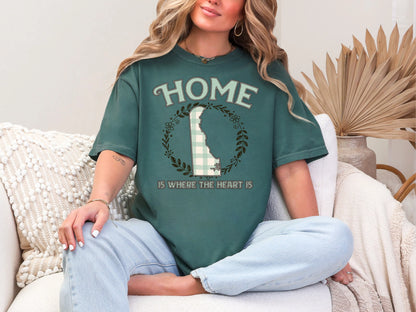 Home is Where the Heart is Delaware DTF TRANSFER