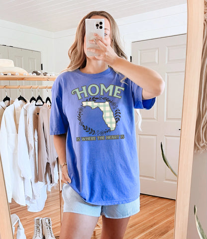 Home is Where the Heart is Florida DTF TRANSFER