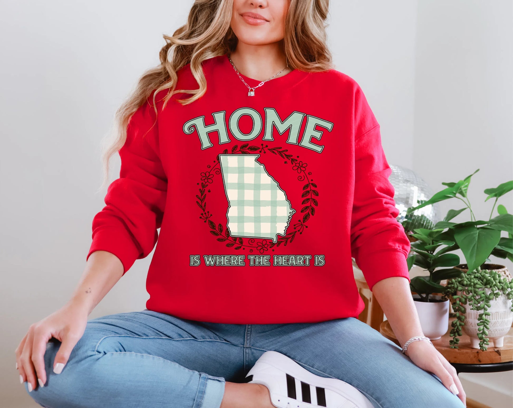 Home is Where the Heart is Georgia DTF TRANSFER