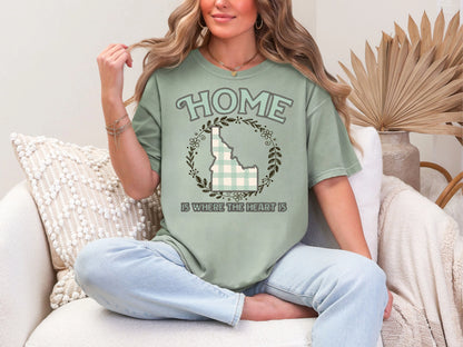 Home is Where the Heart is Idaho DTF TRANSFER