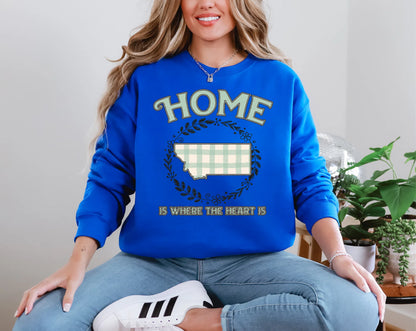 Home is Where the Heart is Montana DTF TRANSFER