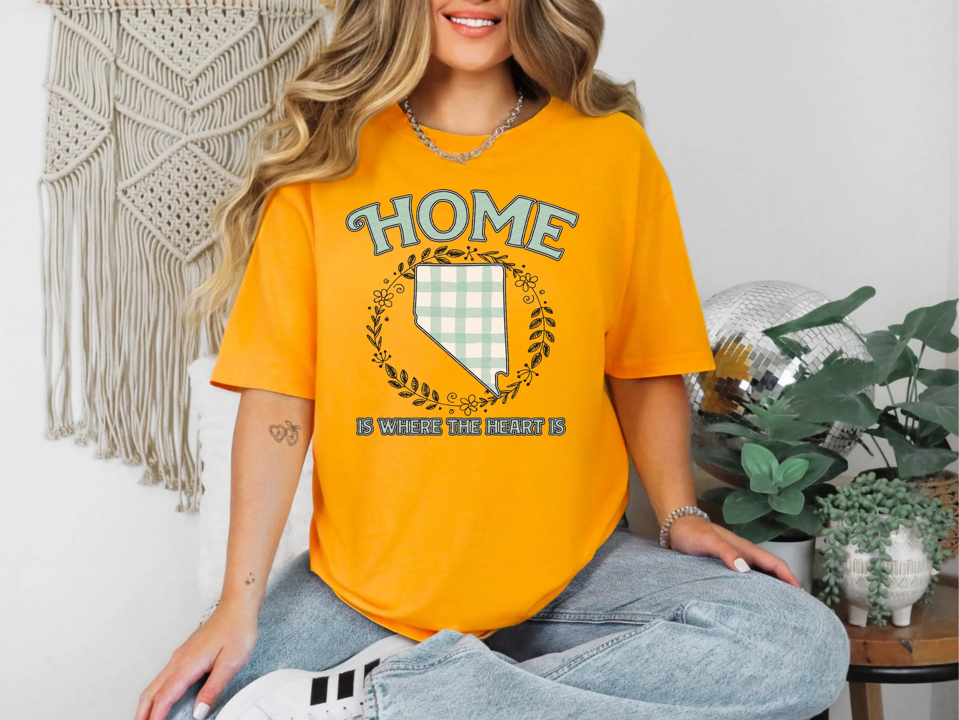 Home is Where the Heart is Nevada DTF TRANSFER