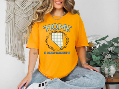 Home is Where the Heart is Nevada DTF TRANSFER