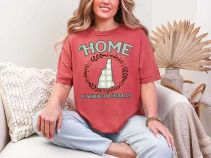 Home is Where the Heart is New Hampshire DTF TRANSFER