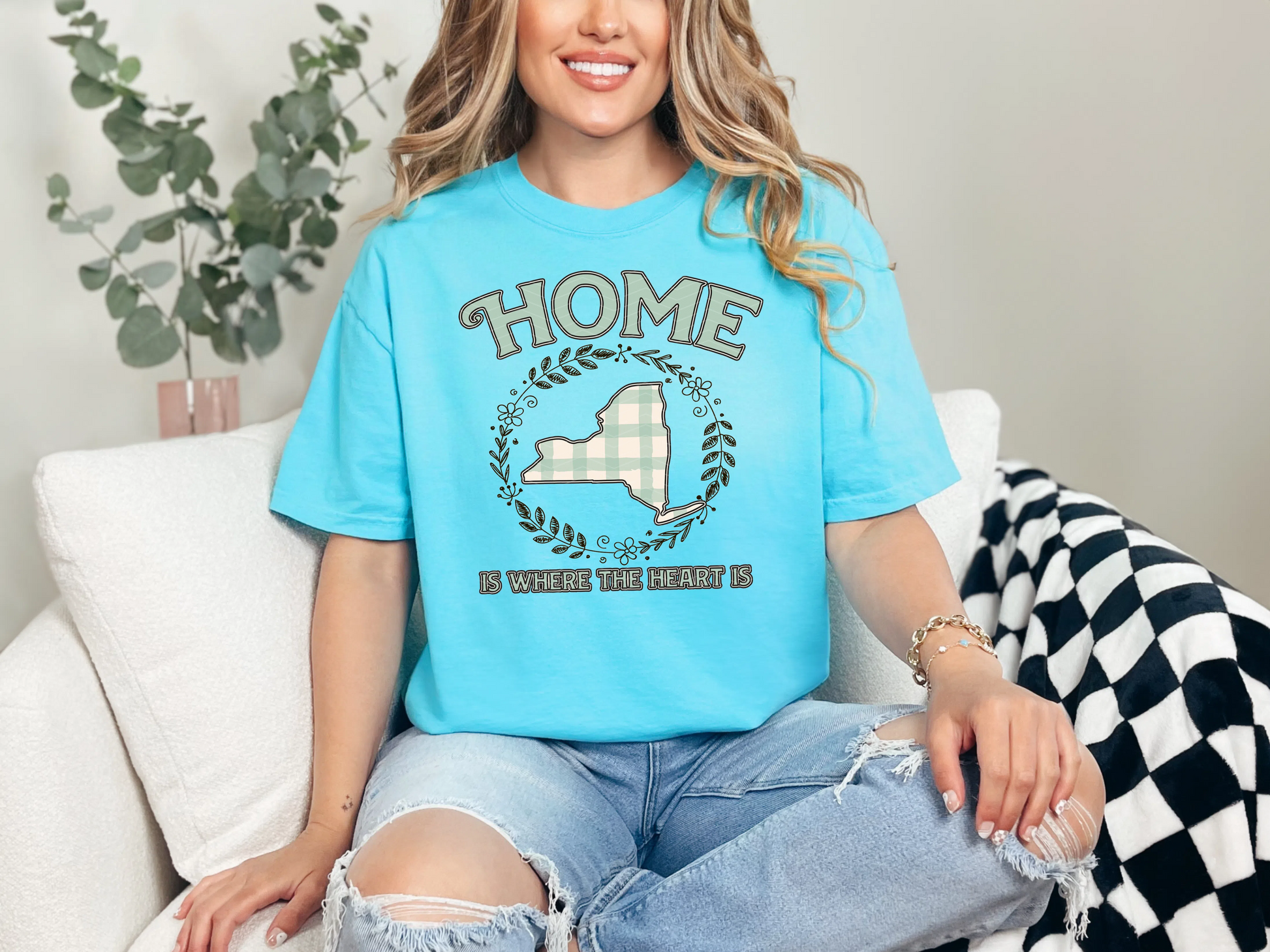 Home is Where the Heart is New York DTF TRANSFER