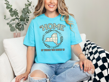 Home is Where the Heart is New York DTF TRANSFER