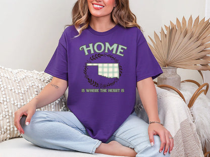 Home is Where the Heart is Oklahoma DTF TRANSFER