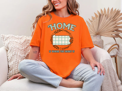 Home is Where the Heart is Pennsylvania DTF TRANSFER