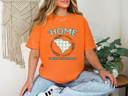 Home is Where the Heart is South Carolina DTF TRANSFER