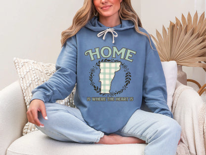 Home is Where the Heart is Vermont DTF TRANSFER
