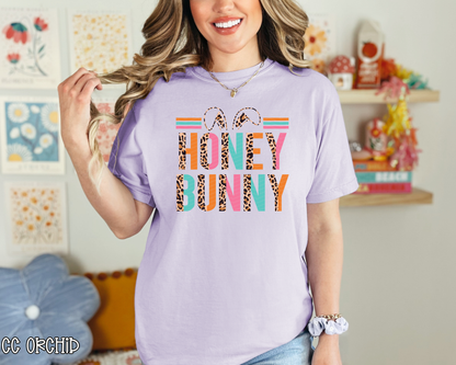 Honey Bunny Ears Half Leopard Neon