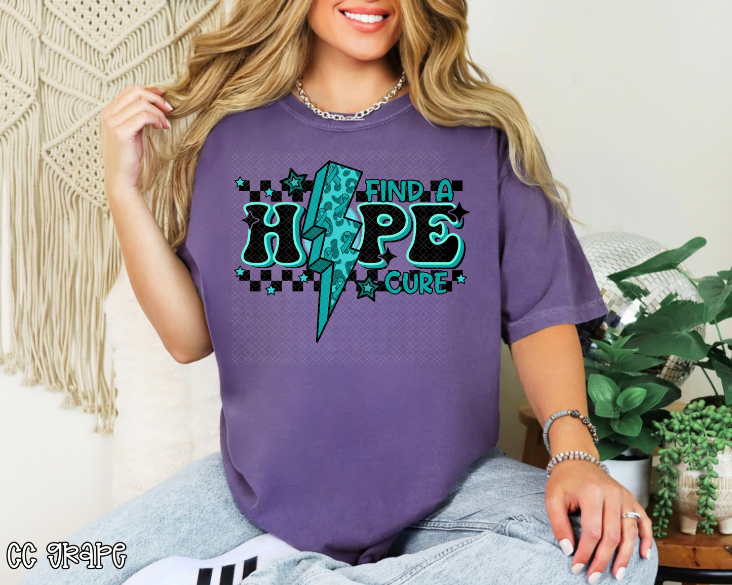 Hope Find A Cure Teal