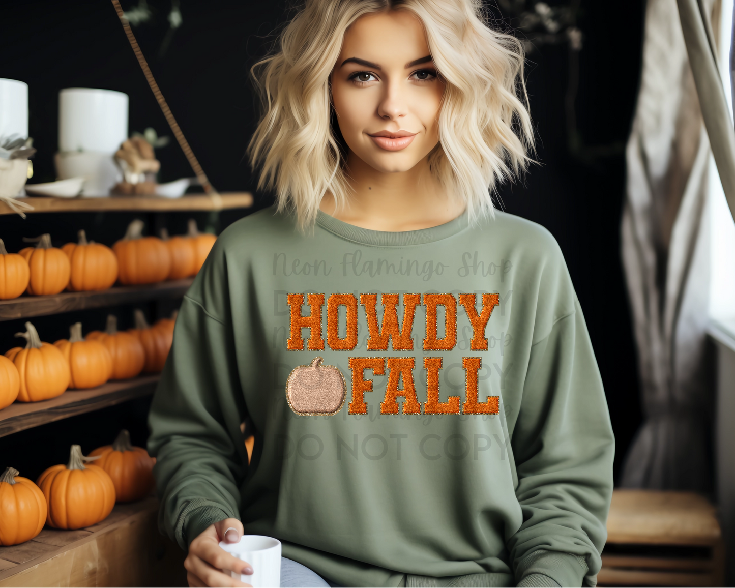 Howdy Fall Faux Patch