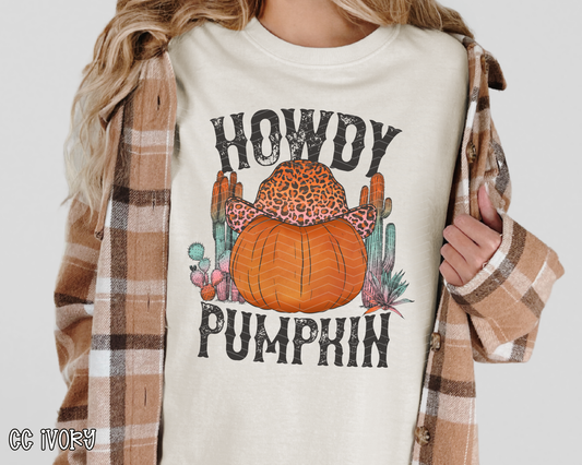 Howdy Pumpkin DTF TRANSFER