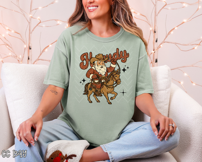 Howdy Santa | 2 Skin Tones | DTF TRANSFER