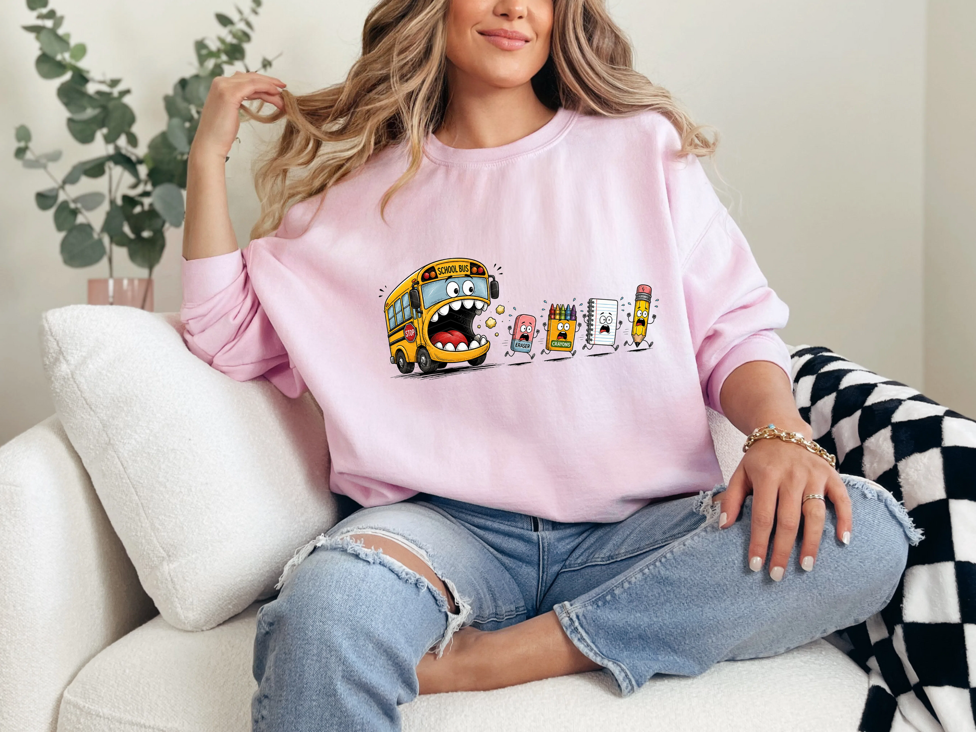 Hungry School Bus DTF TRANSFER