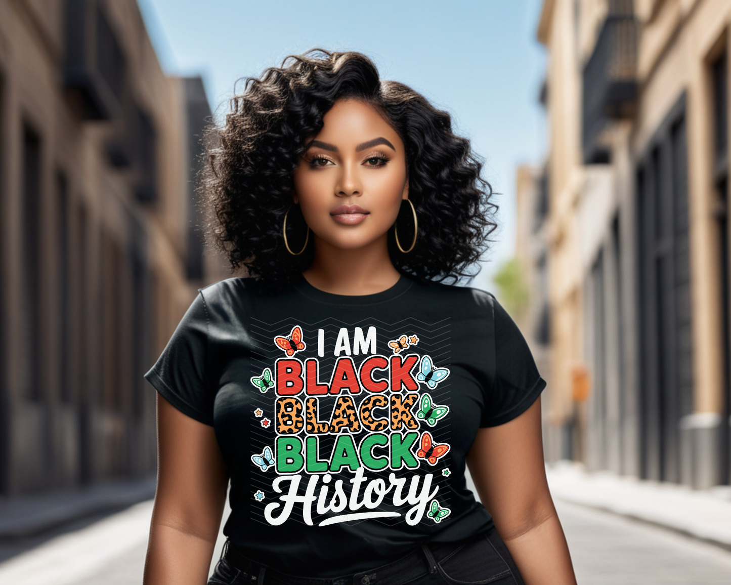I Am Black History Stacked