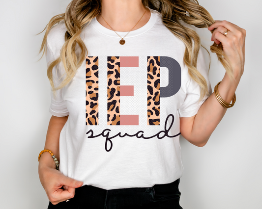 IEP Squad Half Leopard DTF TRANSFER