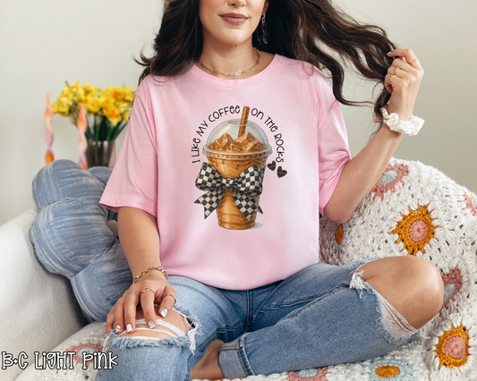 I Like My Coffee On The Rocks DTF TRANSFER