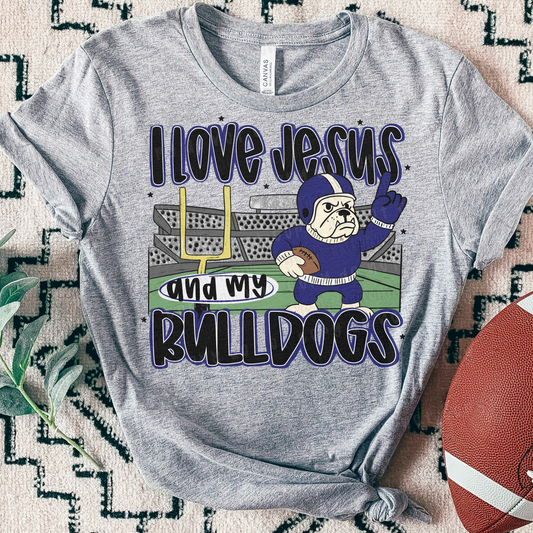 I Love Jesus & My Mascot | Customizable | DTF TRANSFER