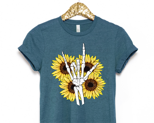I Love You Skellie Sunflowers