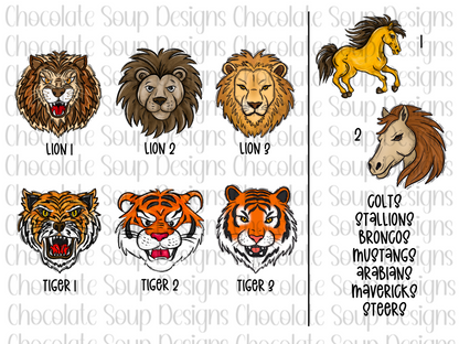 Custom Preppy Mascot DTF TRANSFER