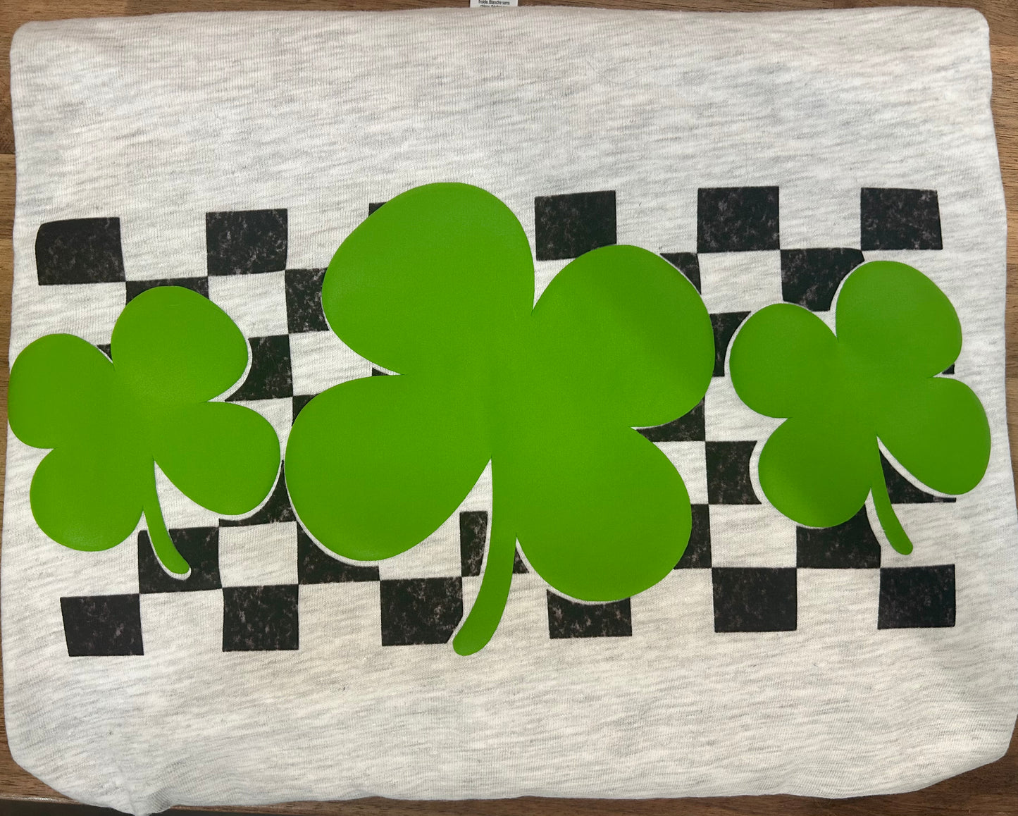 Shamrock Checkered PUFF Vinyl TRANSFER