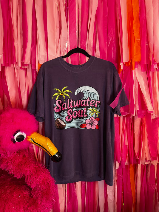 Saltwater Soul Comfort Colors Grape