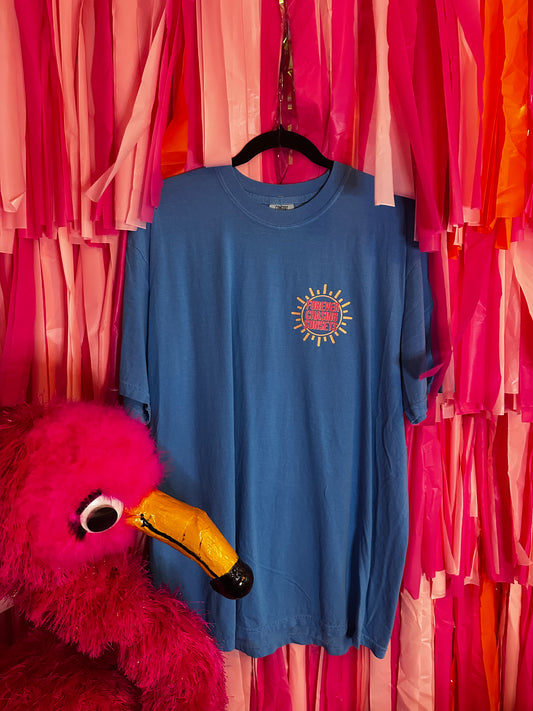 Forever Chasing Sunsets Comfort Colors Royal Caribe