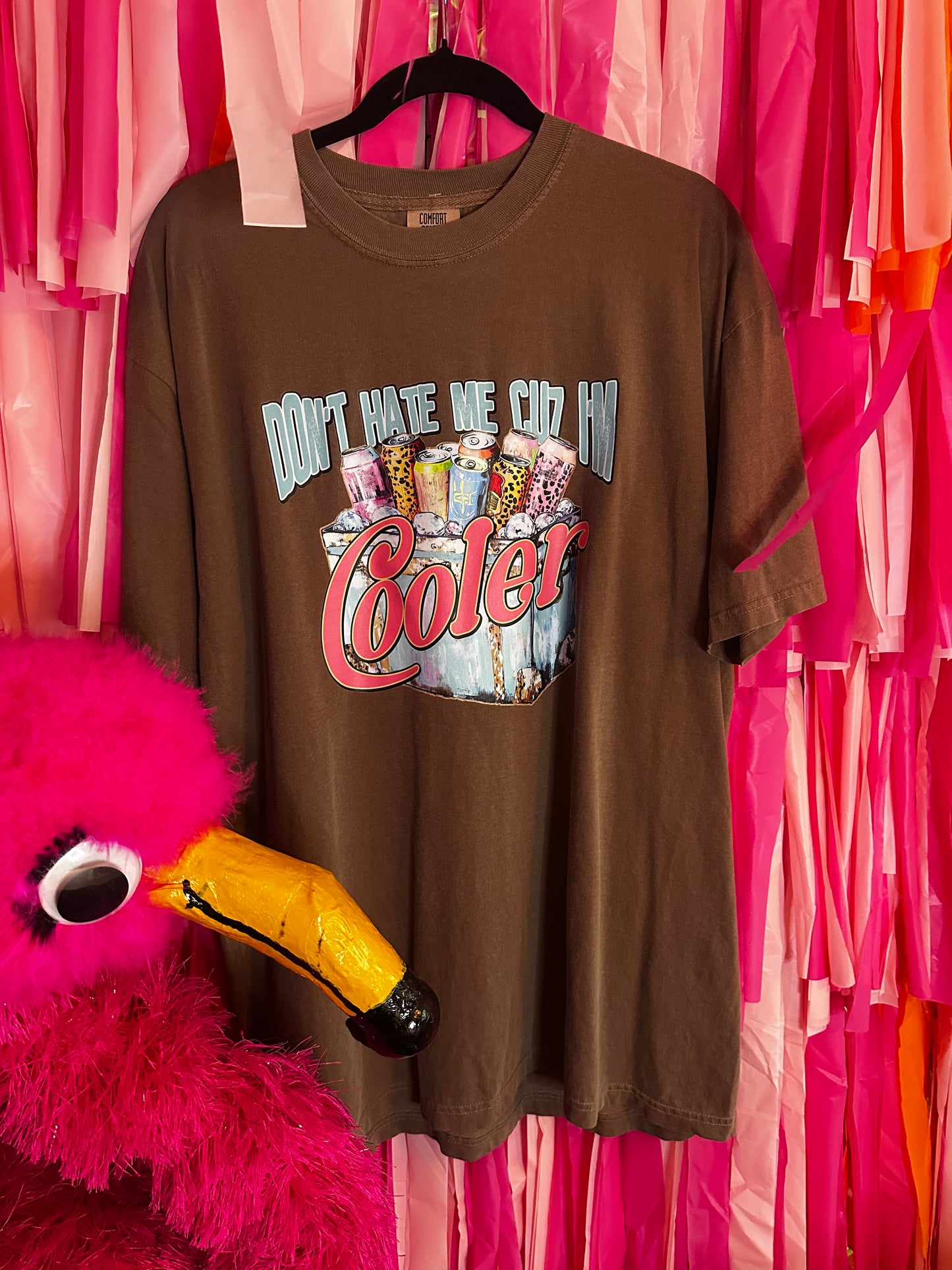 Don't Hate Me Cuz I'm Cooler Comfort Colors Espresso