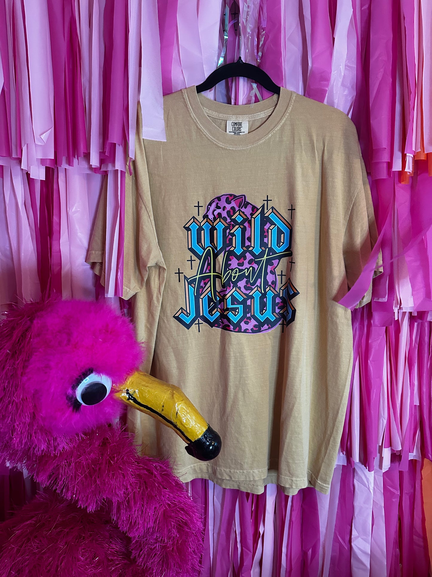 Wild About Jesus Comfort Colors Mustard